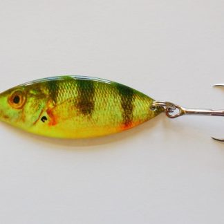 UV Blue and Chartreuse Minnow - Flashy Fish Lures